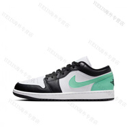 耐克（NIKE）Air Jordan 1 復(fù)古籃球鞋 減震 防滑耐磨 潮流 板鞋 運動休閑鞋 553558-131黑色_白色_綠色 46