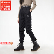阿迪達斯 （adidas）三葉草女褲褲子 2025夏季新款休閑運動褲束腳寬松工裝褲長褲女 GD3071/潮款工裝褲/主圖款 M