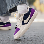 耐克（NIKE）板鞋男 2025新款夏季SB系列板鞋復(fù)古滑板鞋透氣輕便運(yùn)動休閑鞋 幻影灰白/野葡萄紫 43