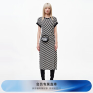 RE'VAN芮范夏季新品設(shè)計(jì)師款高級(jí)感復(fù)古條紋連衣裙RN31101012 橫條紋 S/36