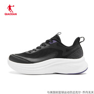 喬丹（QIAODAN）喬丹跑步鞋女2025夏季網(wǎng)面透氣輕便緩震慢跑運動鞋女QDB022252226 黑色/鯊魚灰 37