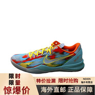 耐克（NIKE）Kobe8ZK8科比8代藍紅低幫實戰(zhàn)籃球鞋 hf7319-001 36