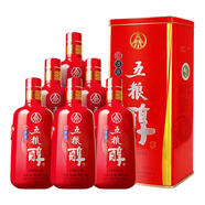 五糧液（WULIANGYE）濃香型白酒 50度 500mL 6瓶 五糧醇紅淡雅