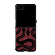 摩托羅拉moto razr 60 Ultra 折疊屏手機(jī) CASETiFY 專(zhuān)屬定制 1:1精準(zhǔn)開(kāi)模 時(shí)尚手機(jī)保護(hù)殼 黑色大王蛇
