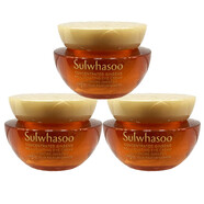 雪花秀（SULWHASOO）套裝滋陰滋盈水乳套盒補水保濕修復滋潤去黃男女士護膚品禮盒韓國 雪花秀人參緊致眼霜4ml*3瓶