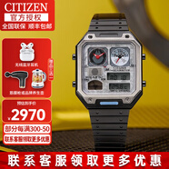 西鐵城（CITIZEN） 西鐵城手表男小金塊銀塊星河戰(zhàn)艦復(fù)古戶(hù)外石英表JG2103 男友禮物 新款JG2146-53H千年隼號(hào)