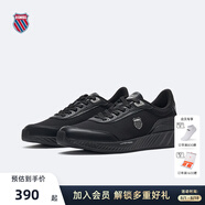 蓋世威（K·SWISS）跑鞋男夏季透氣新款輕便舒適透氣運(yùn)動(dòng)鞋8946-M 019純黑/夢(mèng)幻銀 43