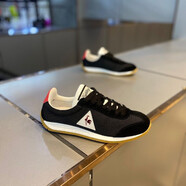 樂(lè)卡克（Le coq sportif）法國(guó)大公雞夏季男休閑鞋透氣網(wǎng)面低幫板鞋時(shí)尚百搭阿甘鞋運(yùn)動(dòng)休閑 黑色 40