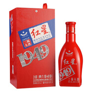 紅星 清香型白酒 老酒 地道京酒 自飲聚會 特產(chǎn)節(jié)日送禮年份酒 二鍋頭 40度紅星紅經(jīng)典450ml（2015年）
