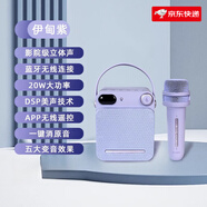 漫步者PP203藍牙音響話(huà)筒一體麥克風(fēng)家用音箱唱k歌無(wú)線(xiàn)ktv 淺紫色 標配