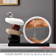 凱梵格輕奢高檔紅酒架擺件創(chuàng)意石時來運轉(zhuǎn)客廳家居玄關(guān)餐邊柜電視酒柜裝 時來運轉(zhuǎn)流沙畫