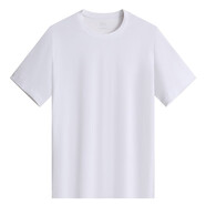 霞湖世家白色戀T新一代80支男短袖新疆長(cháng)絨棉情侶t恤純棉圓領(lǐng)短袖 白色 11XL xl146-160斤