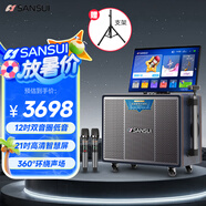 山水（SANSUI）家庭ktv音響套裝 三年K歌會(huì )員版 戶(hù)外廣場(chǎng)舞藍牙音響點(diǎn)歌機卡拉ok一體機吉他樂(lè )器音箱TD129