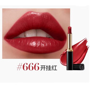 歐萊雅（LOREAL）口紅細(xì)管黑管紛澤滋潤(rùn)口紅唇膏緞光顯色奶茶色情人節(jié)禮物送女生 【HOT】666 開(kāi)掛紅（啞光）