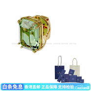 施華洛世奇（SWAROVSKI）Millenia夾式鍍金耳夾女款綠色 綠色 基礎(chǔ)包裝-品牌原盒