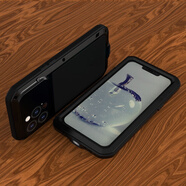 艾尚美（Lovemei）防摔裝甲適用iPhone15手機保護殼14romax金屬全包16蘋果12保護套1 黑色 iPhone13ProMax
