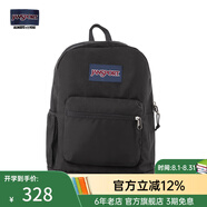 JANSPORT杰斯伯書包輕便雙肩包男女旅行包簡約背包電腦包學(xué)生校園 7ZNZ008爵士黑-隔層+側(cè)袋+厚底