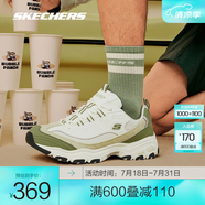 斯凱奇（Skechers）奶茶熊3代丨老爹鞋新款男女同款海鹽春夏熊貓鞋運動休閑鞋 【男款】青椰斑斕/WMLT 39