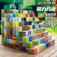 樂愛祥兒童玩具我的方塊世界磁力方塊磁吸鐵石積木益智男孩玩具生日禮物