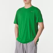耐克（NIKE）短袖男裝 夏季新款快干健身T恤跑步訓練運動服透氣圓領上衣 HF0507-315草綠 S
