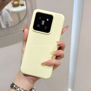 PPXIAODA適用魅族21簡約立體液態(tài)硅膠手機殼Meizu20pro軟殼保護套軟ins風(fēng) 【奶黃色 耐臟液態(tài)硅膠】 魅族21 pro