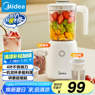 美的（Midea）榨汁料理機(jī)榨汁杯多功能易清洗家用小型攪拌機(jī)小米糊果汁機(jī)嬰兒輔食機(jī)MJ-LZ25Easy119
