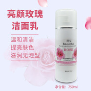 YAZLANYAZLAN玫瑰柔膚水大瓶美容院專用夏季清爽補(bǔ)水保濕泡面膜自制噴霧 750ml亮顏玫瑰潔面乳