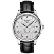 天梭（TISSOT）男士自動機械表瑞士經(jīng)典皮質(zhì)表帶銀盤mm防水米 No Color