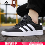 阿迪達(dá)斯 （adidas）男鞋 2025夏季新款運(yùn)動鞋時尚潮流板鞋透氣舒適小白鞋休閑鞋子男 時尚板鞋/黑色/透氣 41