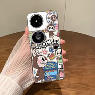 拉布布適用華為POCKET2手機殼小米MIXFLIP三星ZFLIP3/4/5/6保護殼 超薄裸機手感-LF0308拉布布 適用 Pocket S(上下折)