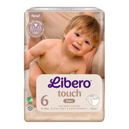 LIVEDO直郵瑞典進口 麗貝樂男女寶寶紙尿褲拉拉褲超市采 touch open13-20kg 6號