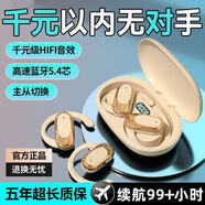 2025柏林之音】掛耳式藍牙耳機骨傳導概念不入耳開(kāi)放夾耳式真無(wú)線(xiàn) 旗艦膚色【好物低價(jià)+超長(cháng)續航】
