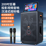 山 凌【投影K歌一體音箱】2025新款驚雷15號(hào)PLUS家庭KTV戶外廣場(chǎng)舞卡拉OK重低音線陣音響帶投影儀顯示屏 【三面發(fā)聲投影音響】惠民2025