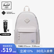 Herschel加拿大赫行 經(jīng)典系列Heritage男女書包通勤包雙肩背包 月光白 24升