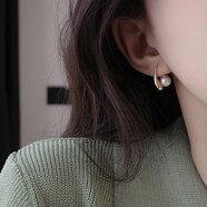 范米粒法式浪漫水滴耳環(huán)女時(shí)尚優(yōu)雅氣質(zhì)簡(jiǎn)約仿珍珠耳釘小眾設計感耳飾 ED1882