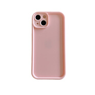 何物跨境適用iphone17純色天眼階梯手機(jī)套IP16蘋果15金剛砂手機(jī)殼 熒光綠 6P