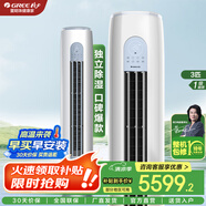 格力（GREE）空調(diào)云逸 3匹/2匹立式柜機(jī)  節(jié)能省電智能WiFi雙殺菌防冷風(fēng)設(shè)計(jì)變頻冷暖空調(diào)立柜家電政府國家補(bǔ)貼 3匹 一級能效 72LW 適用30-40㎡