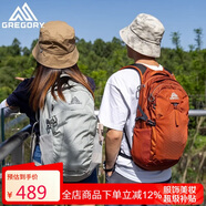 GREGORY格里高利NANO蜂鳥(niǎo)登山包徒步背包通勤輕便沖頂包雙肩包-18L銀綠色