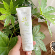 DWQ現貨27年8月 新包裝eco cosmetics有機溫和綠茶潔面啫喱125ml 125ml 完好商品