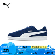 彪馬（PUMA）經(jīng)典復(fù)古百搭休閑板鞋男女同款簡(jiǎn)約運(yùn)動(dòng)鞋SMASH 361730 深藍(lán)色-白-20 43