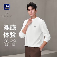 HLA海瀾之家【品牌專供】長袖T恤男輕商務(wù)Chic Ageless圓領(lǐng)長袖