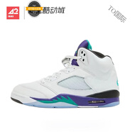 耐克（NIKE）Air Jordan 5 OG Grape AJ5 白紫葡萄 籃球鞋 D倉 HQ7980-100 GS假一賠三 35.5