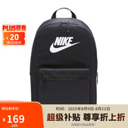 耐克NIKE雙肩包中性電腦包旅行HERITAGE休閑包書包 DC4244-010黑中