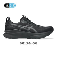 亞瑟士（asics）25年Kayano32男款 K32 支撐跑步鞋慢跑鞋運動(dòng)鞋 1011C054-001 黑色_灰色 4E超寬 41.5