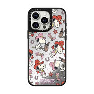 喔屋喔屋防摔CASETIFY聯(lián)名SNOOPY史努比iPhone16Promax手機殼蘋(píng)果15/14/13 黑磁吸銀鏡-帽子高跟鞋史努比[CA 蘋(píng)果16