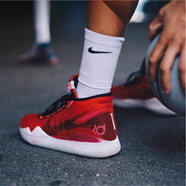 耐克（NIKE）Zoom KD12 杜蘭特12代黑白藍(lán) 灰白紅籃球鞋 AR40-001 大紅AR4230-600  40