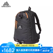 GREGORY格里高利 DAY 戶外運動背包男女旅行雙肩包徒步旅游26L 黑色