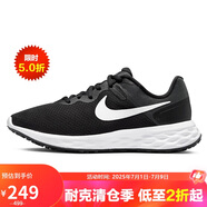 耐克NIKE女跑步鞋REVOLUTION6運(yùn)動(dòng)鞋DC3729-003黑36