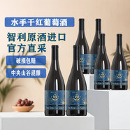 水手智利進(jìn)口紅酒 混釀干紅葡萄酒 750ml*6瓶 整箱送禮禮盒裝 整箱裝 750ml*6