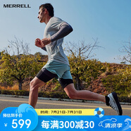 Merrell戶外越野跑鞋VAST SKY長空男女防滑耐磨輕量跑山越野鞋MR01灰銀42